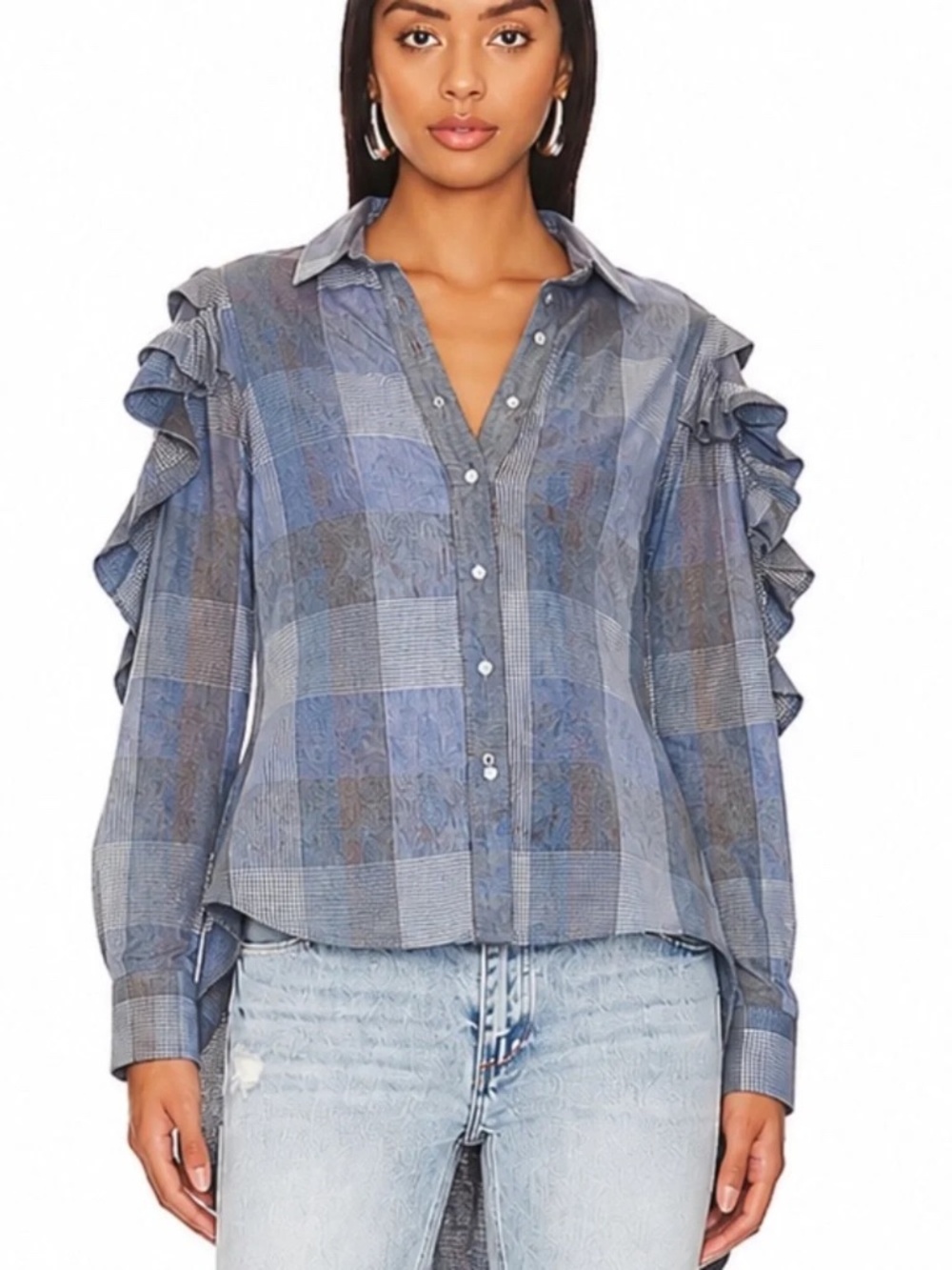 Sea New York | 4 | Ruffle Button Down